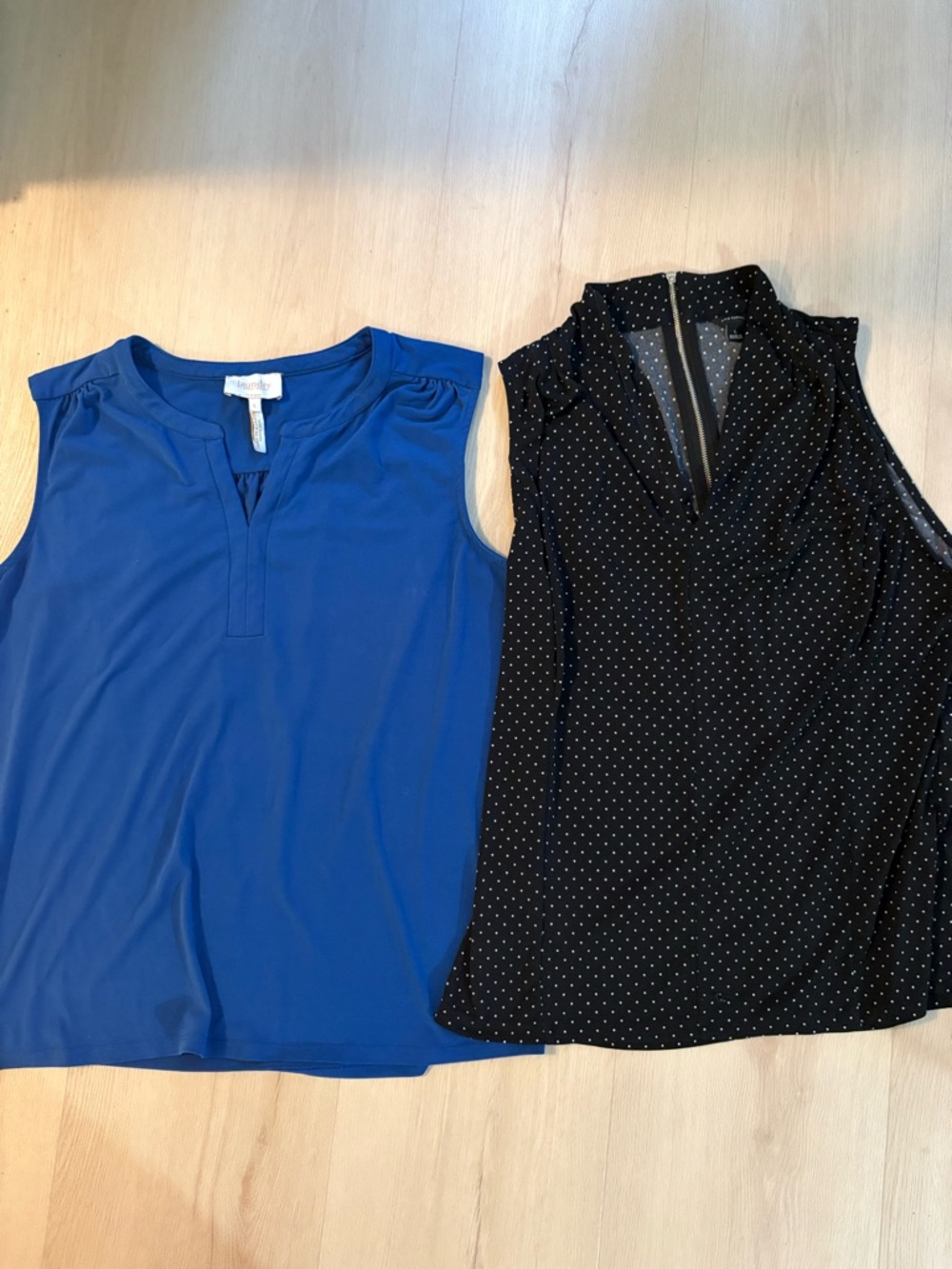 Bundle of 2 Designer Sleeveless V-Neck Women Tops
